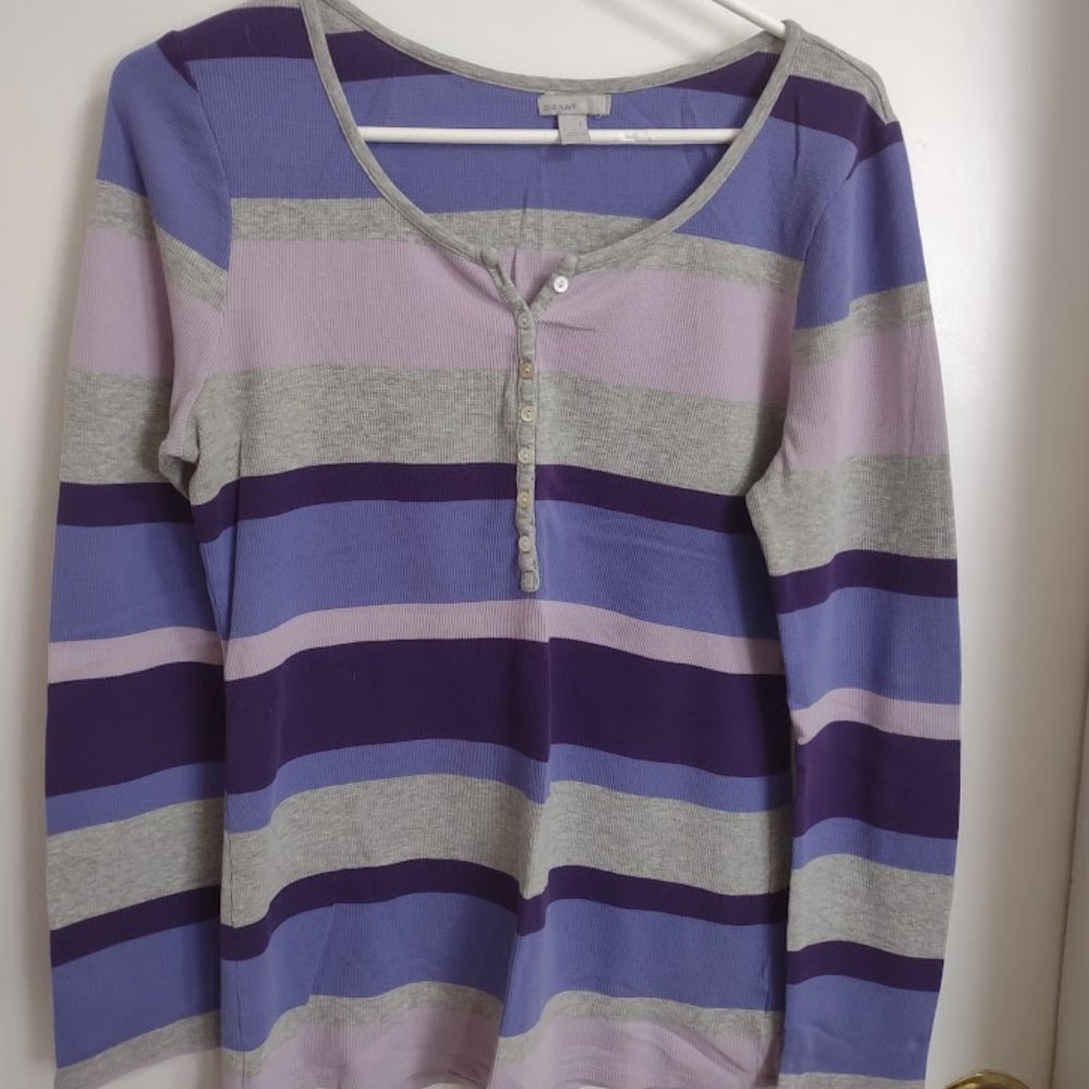 Old Navy Multi-Striped shirt